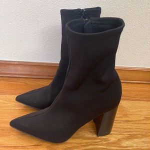 JEFFREY CAMPBELL SIREN BOOTIES BLACK SIZE 6
